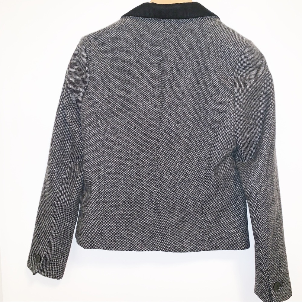 American Eagle Wool /Tweed Blend Velvet Blazer- M - Picture 6 of 8